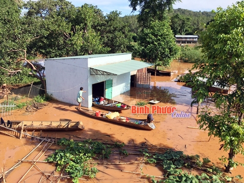Bình Phước: 3 hồ thủy điện xả lũ, cảnh báo ngập lụt vùng hạ du
